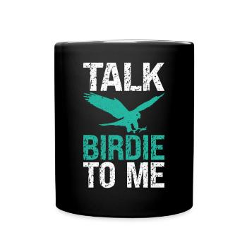 Funny Birdwatcher Falconer Falconry - Full Colour Mug - black - Front