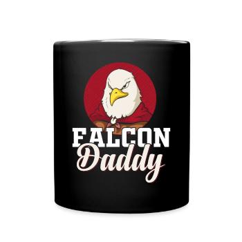 Falconer Falconry Hawking - Full Colour Mug - black - Front