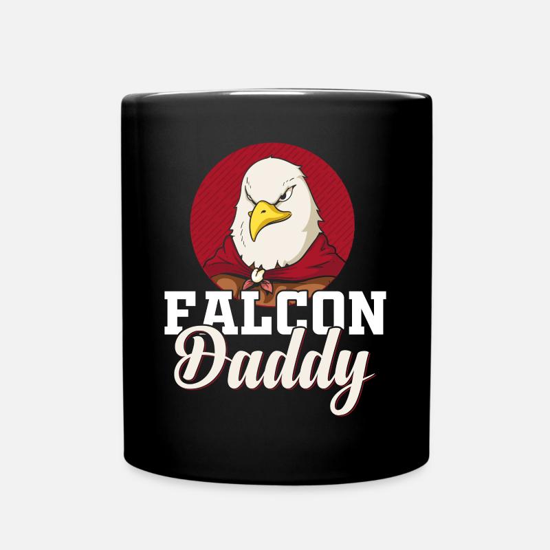 Falkner Falknerei Hawking - Tasse einfarbig - Schwarz
