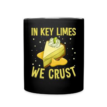 Fun dessert for Key Lime Pie lovers - Full Colour Mug - black - Front