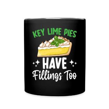 Dessert for Key Lime Pie Lovers - Full Colour Mug - black - Front