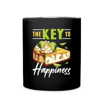 Dessert for Key Lime Pie Lovers - Full Colour Mug - black - Front