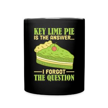 Dessert for Key Lime Pie Lovers - Full Colour Mug - black - Front