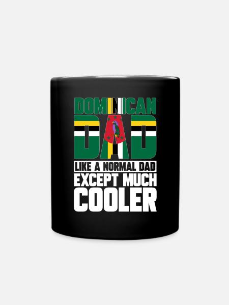 Drapeau dominicain Dominika - Mug uni - noir