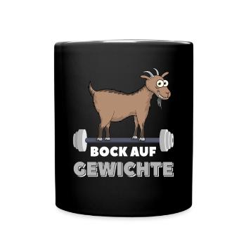 Poids fantaisie - Mug uni - noir - Devant