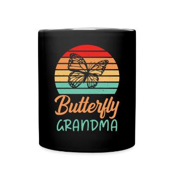 Butterfly Lover Gifts - Full Colour Mug - black - Front
