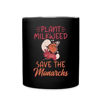 Cadeaux d’amant de papillons - Mug uni - noir - Devant
