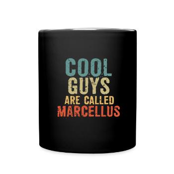 Cool guys are called marcellus - Full Colour Mug - black - Front