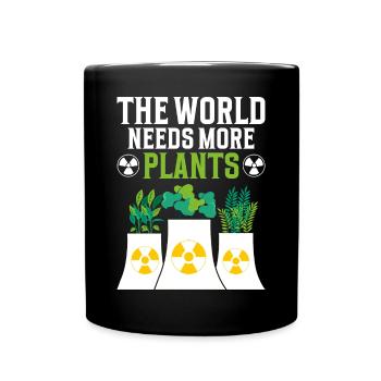 Nuclear Power Plant Nuclear Engineer - Full Colour Mug - black - Front