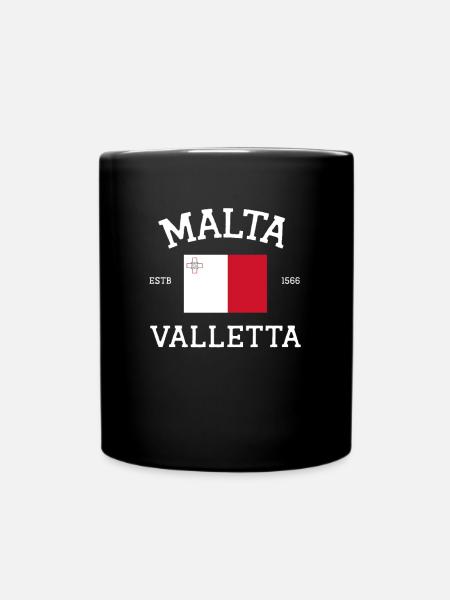 Malte - Mug uni - noir