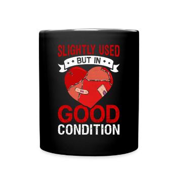 Récupération d’une opération à cœur ouvert - Mug uni - noir - Devant
