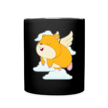 Hamster Clouds - Full Colour Mug - black - Front