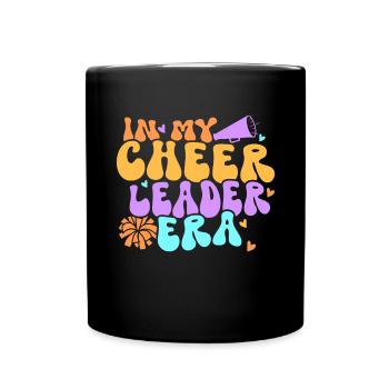 Cheerleadermädchen Cheerleading Jugend - Tasse einfarbig - Schwarz - Vorne