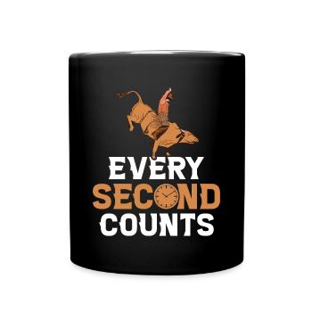 Bull Rider Bull Riding Cowboy - Full Colour Mug - black - Front