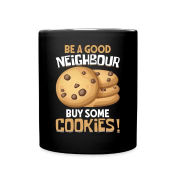 Boy Scout Cookie Merchant - Full Colour Mug - black - Front