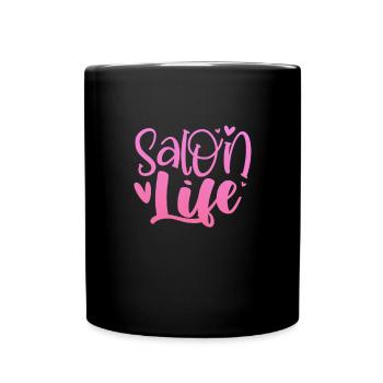 Kosmetikerin Kosmetik Make-up Geschenk - Tasse einfarbig - Schwarz - Vorne