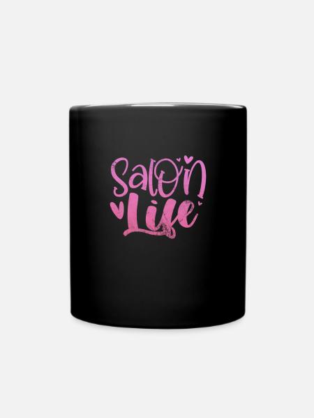 Kosmetikerin - Tasse einfarbig - Schwarz