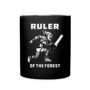 TRONÇONNEUSE BIGFOOD SOUVERAIN DE LA FORÊT - Mug uni - noir - Devant