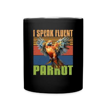 Perruche Perruche Oiseau Perruche Propriétaire - Mug uni - noir - Devant