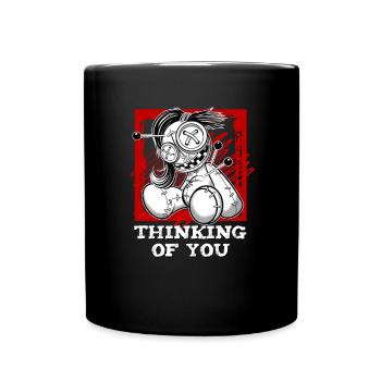 Magische Dunkle Kunst Okkulte Hexen Designs - Tasse einfarbig - Schwarz - Vorne