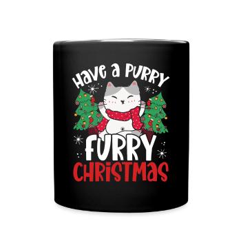 Have a Merry Christmas - Full Colour Mug - black - Front