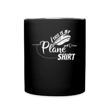 Devis de voyage de vacances - C’est mon avion - Mug uni - noir - Devant