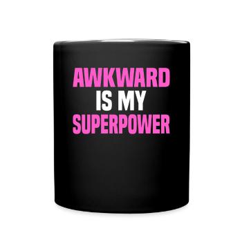 Misanthrope Antisocial Introvert - Full Colour Mug - black - Front