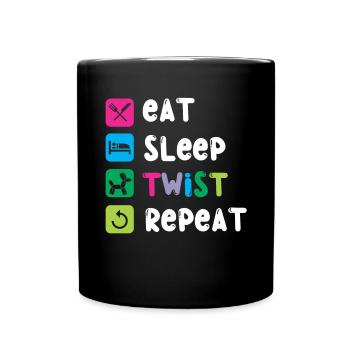 Balloon Animal Party Balloon Artist - Full Colour Mug - black - Front