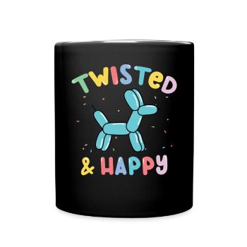 Balloon Animal Party Balloon Artist - Full Colour Mug - black - Front