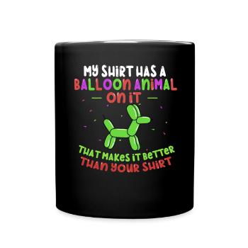 Balloon Animal Party Balloon Artist - Full Colour Mug - black - Front