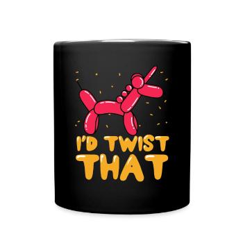 Balloon Animal Party Balloon Artist - Full Colour Mug - black - Front