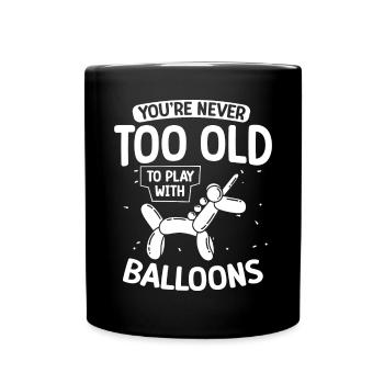 Balloon Animal Party Balloon Artist - Full Colour Mug - black - Front