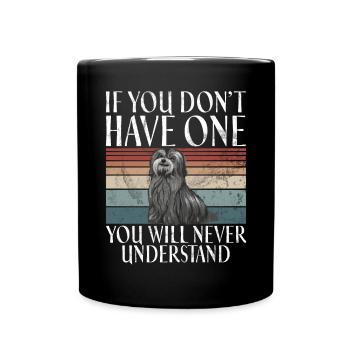 Cadeaux pour les amoureux des chiens bichons havanais - Mug uni - noir - Devant