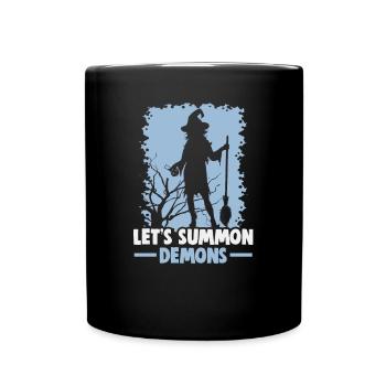Magische Dunkle Kunst Okkulte Hexen Designs - Tasse einfarbig - Schwarz - Vorne
