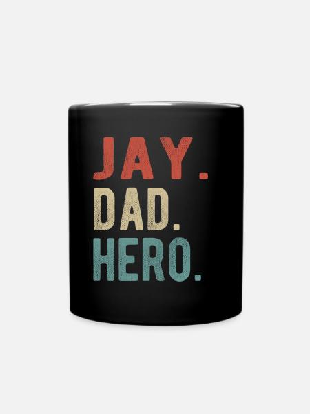 Jay Papa Held - Tasse einfarbig - Schwarz