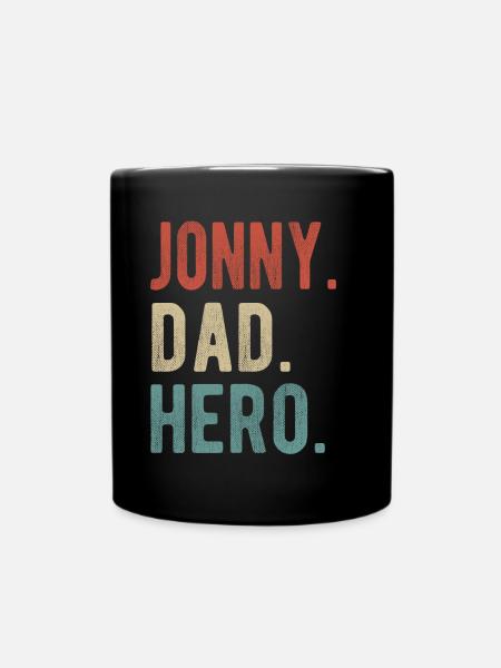 Jonny Papa Held - Tasse einfarbig - Schwarz