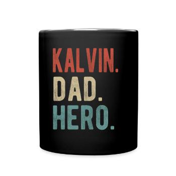 Kalvin Papa Held - Tasse einfarbig - Schwarz - Vorne