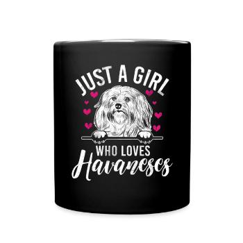 Gifts for Havanese Dog Lovers - Tasse einfarbig - Schwarz - Vorne