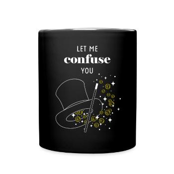 Stage Magician, Trickster, Street Magician, Magic - Full Colour Mug - black - Front