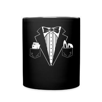 Costume Substitute Card Game Magician Magician - Full Colour Mug - black - Front