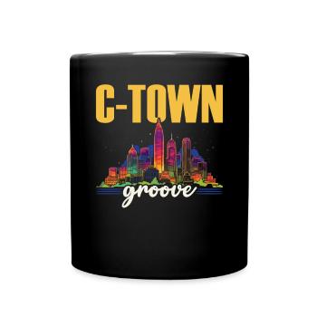 Cleveland State Ohio USA America United States - Full Colour Mug - black - Front