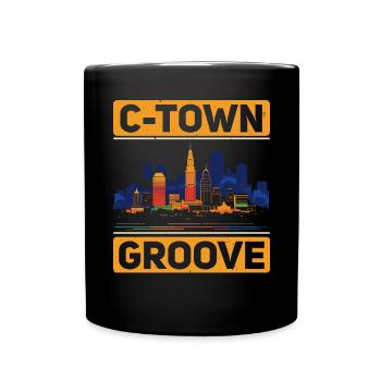 Cleveland State Ohio USA America United States - Full Colour Mug - black - Front
