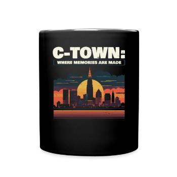 Cleveland State Ohio USA America United States - Full Colour Mug - black - Front