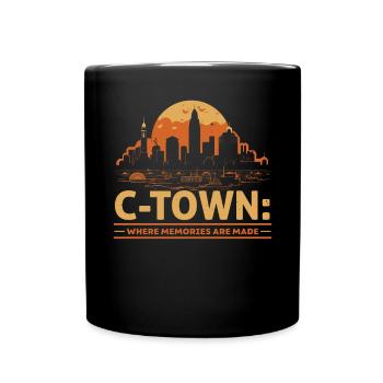 Cleveland State Ohio USA America United States - Full Colour Mug - black - Front