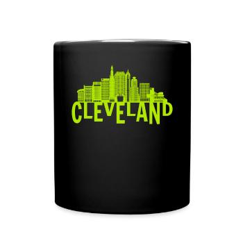 Cleveland State Ohio USA America United States - Full Colour Mug - black - Front