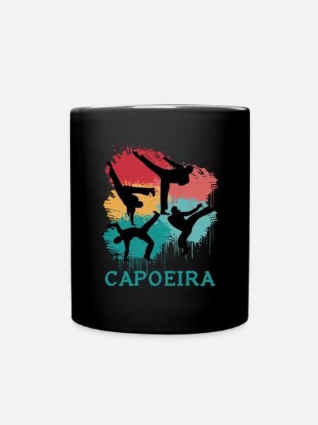 Capoeira Retro - Tasse einfarbig - Schwarz