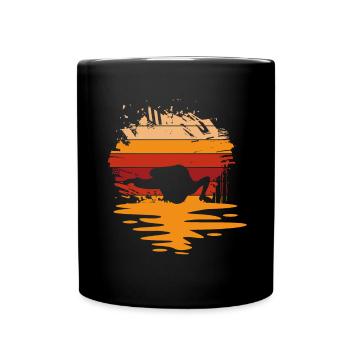 Capoeira Retro Sunset - Full Colour Mug - black - Front