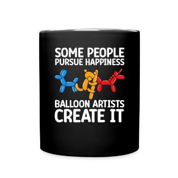 Balloon Animal Party Balloon Artist - Full Colour Mug - black - Front