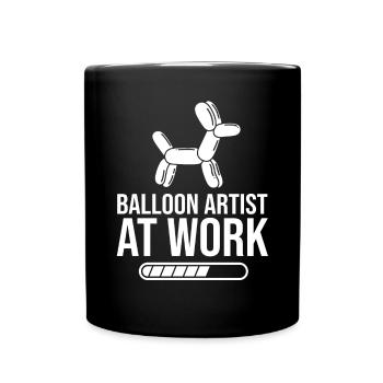 Balloon Animal Party Balloon Artist - Full Colour Mug - black - Front