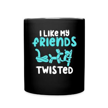 Balloon Animal Party Balloon Artist - Full Colour Mug - black - Front